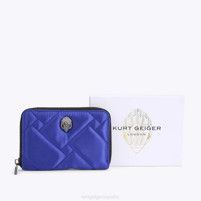 Kurt Geiger mujer cartera pequeña con cremallera london de nailon 2LPR559 | bolsas azul